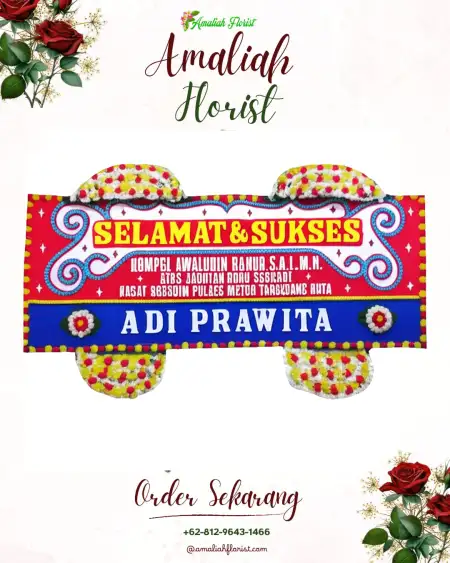 Papan Bunga Ucapan Selamat Siswodipuran